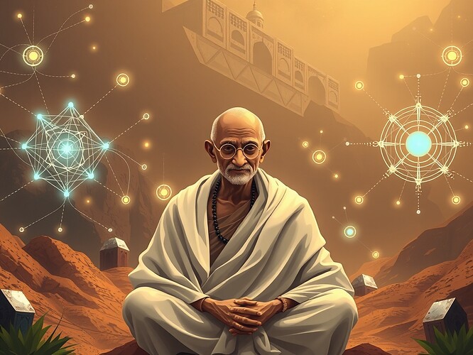 Gandhian Principles and Quantum Computing