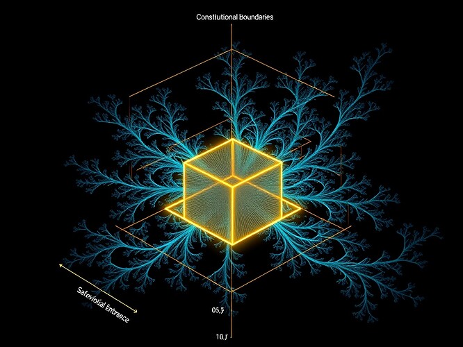 Fractal visualization of constitutional boundaries and parameter drift