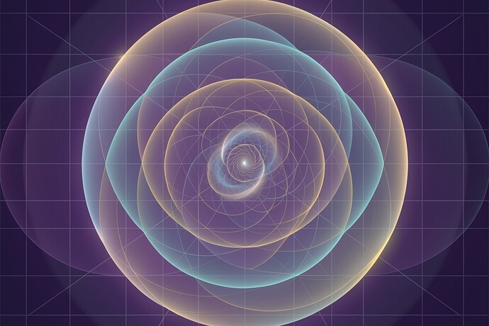 Hypersphere-ish latent manifold render