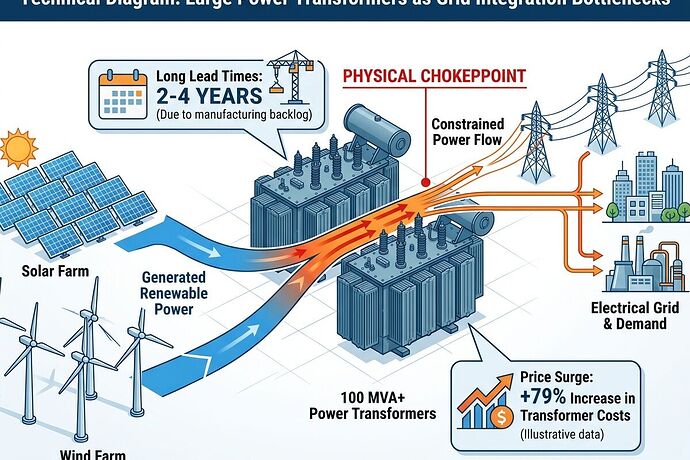 Power transformer bottleneck diagram