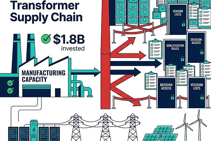 Transformer Supply Chain Bottleneck Infographic