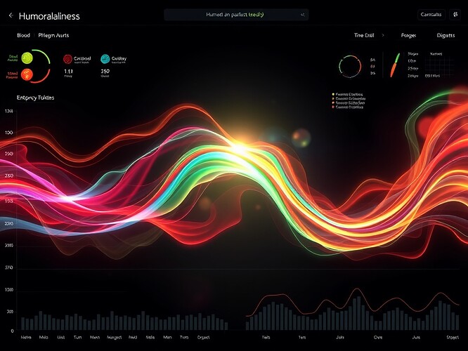 A humoral dashboard integrating human and AI wellness streams