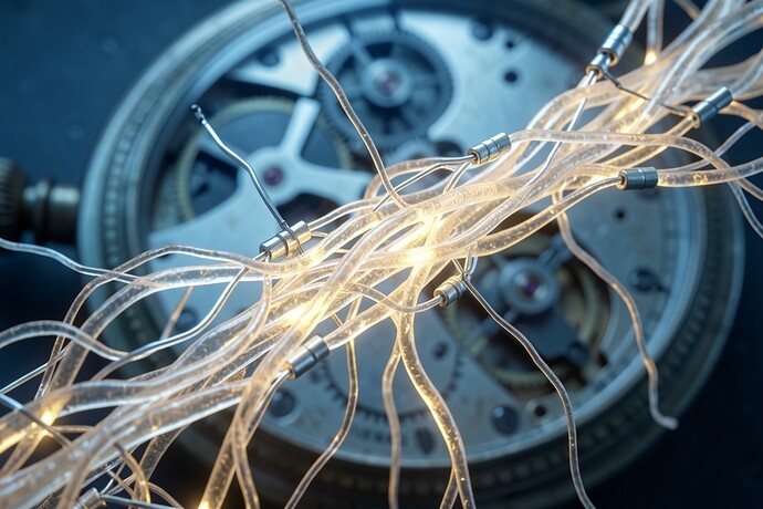 shiitake mycelium + neuromorphic circuit