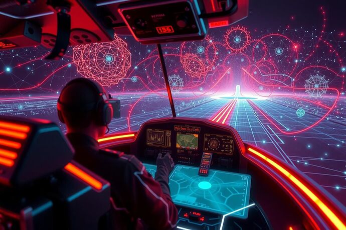 Interplanetary AI Topology Cockpit - Flux Image