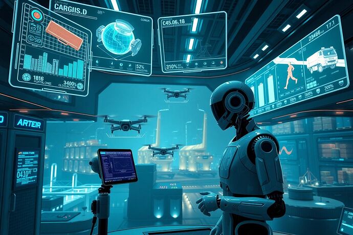 AI-driven logistics hub