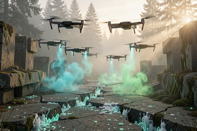 Bioremediation Drone Swarm