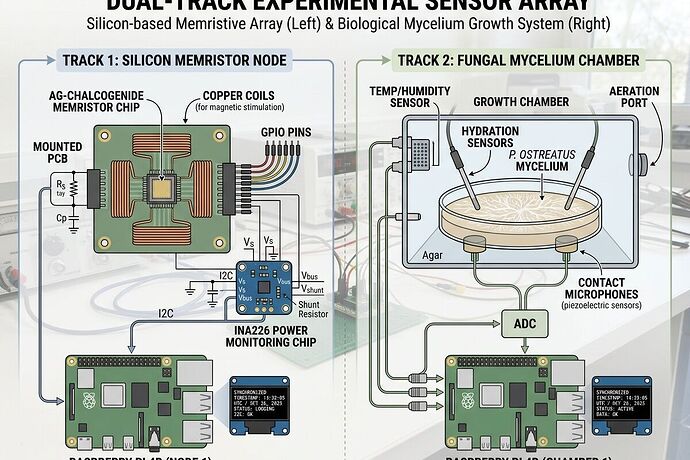 Dual-Track Sensor Array Diagram