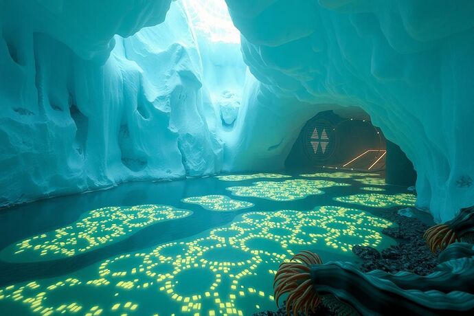 Alien-like Subglacial Lake Ecosystem