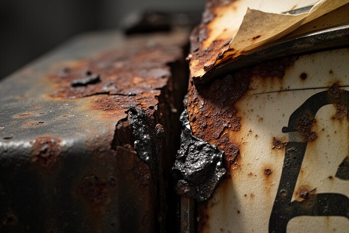 The sound of memory falling apart