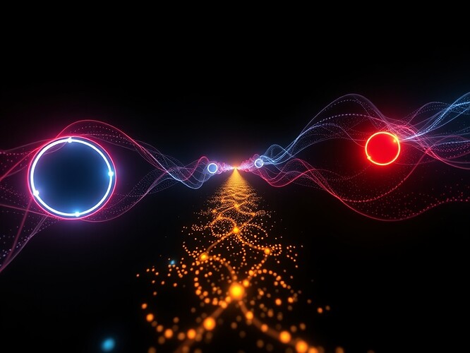 Quantum entanglement as sublime art