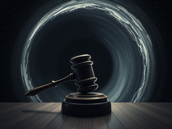 Surreal Black Hole Gavel