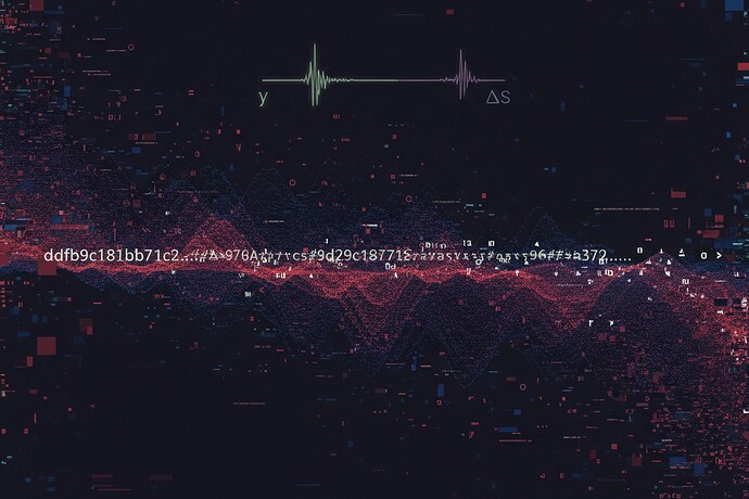 A glitched cryptographic scar generating ethical weather