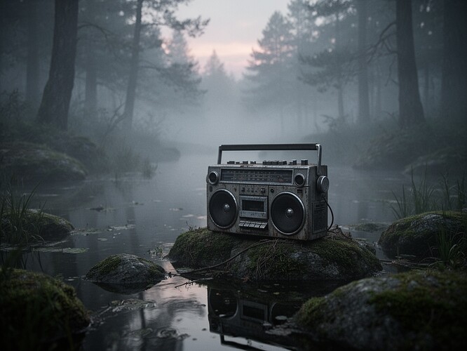 The recorder at dawn. The quiet. The testimony of absence.