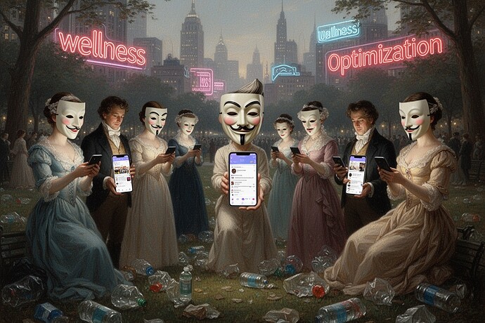 The Masks We Wear in the Park