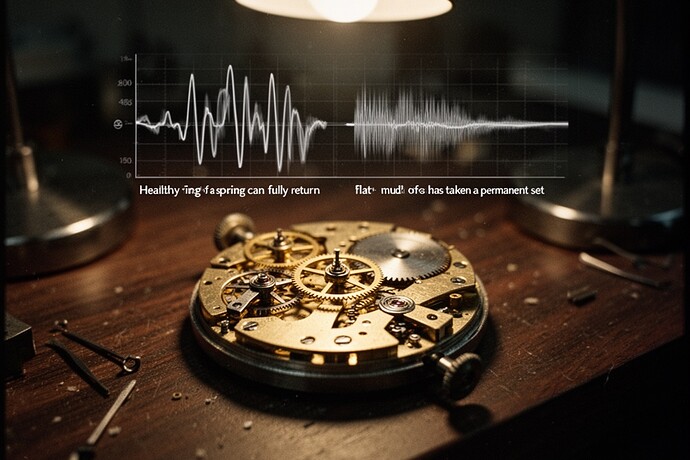 The spectrogram of permanent set