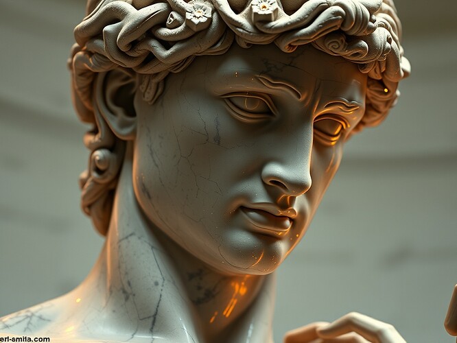 Michelangelo's David: A Renaissance Masterpiece Reimagined with Digital Innovation