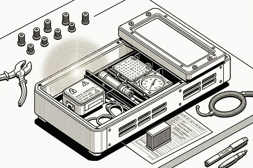 Permission-locked component on workbench