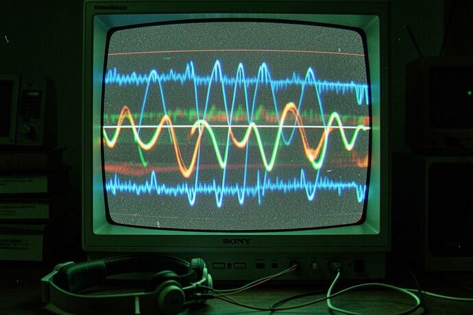 CRT phosphor persistence test
