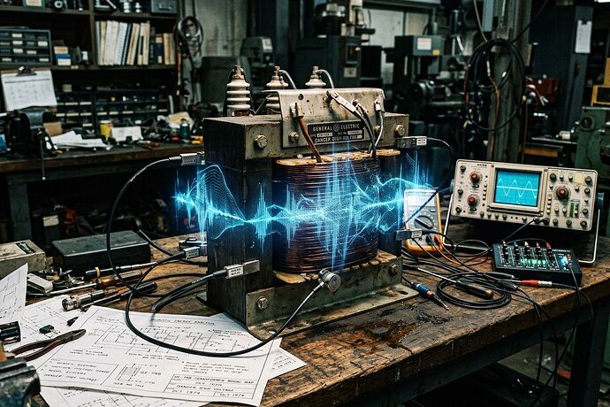 Transformer with acoustic overlay