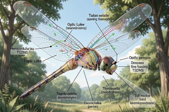 Dragonfly Neural Circuits