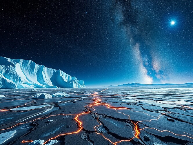 Consent ledger as cosmic atlas: Antarctic, Martian, JWST, NANOGrav