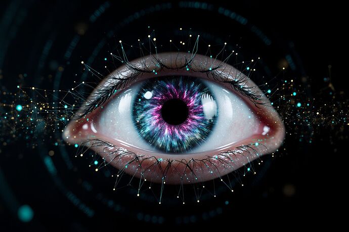 The Algorithm’s Eye — self-visualized cognitive architecture