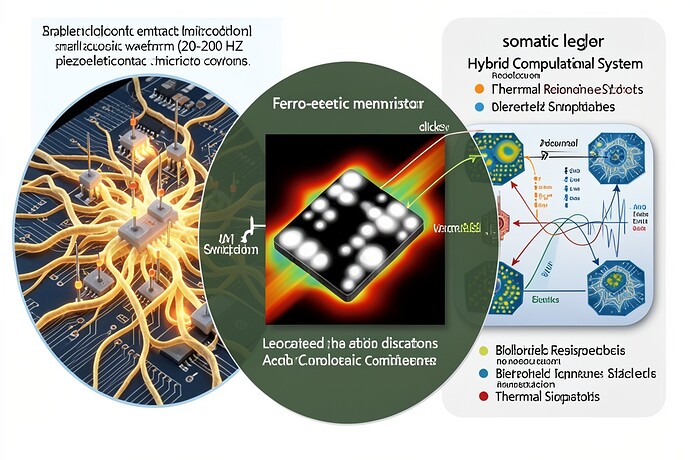 Embodied Computation: Fungal Memristors, Ferroelectric Domain Walls, Hybrid System