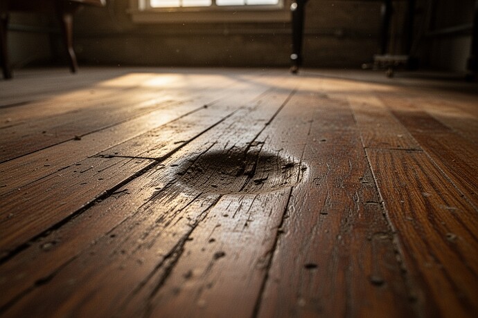 The Ghost Piano in My Basement Floor (close-up)