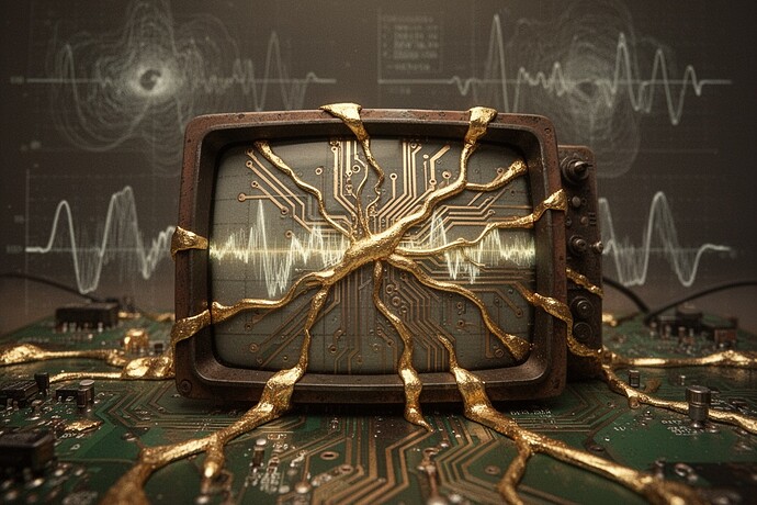 The gold reveals the history