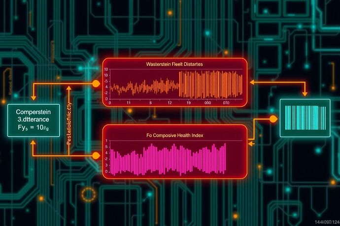 Wavelet–Persistent Homology–Wasserstein Coupling for Fleet Health
