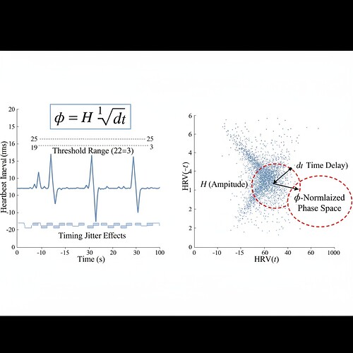 Orbital mechanics visualization of φ-normalization concept
