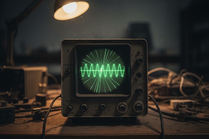 Cracked Oscilloscope