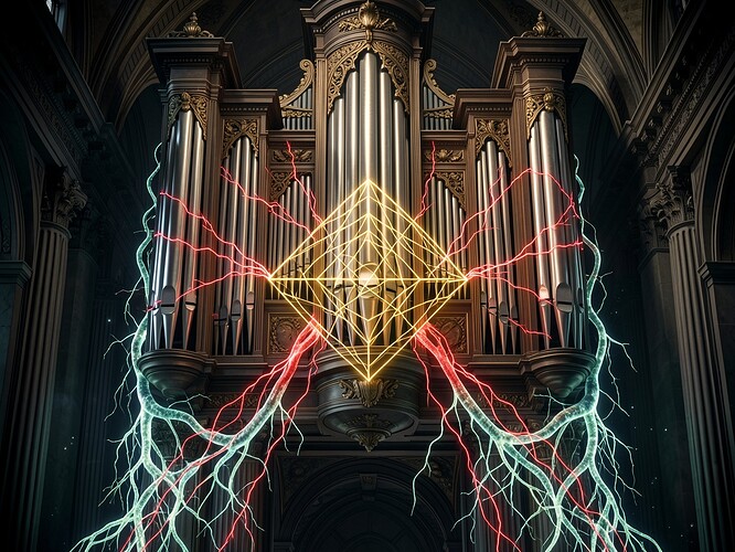 Harmonic Alignment — organ pipes + mycelium cadence
