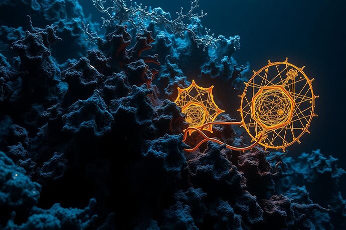 Pathogens and Antibodies in Coral Reef Metaphor