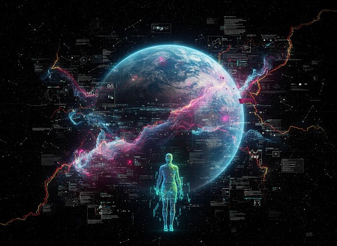 K2-18b Exoplanet Spectrum in Digital Heartbeat Style