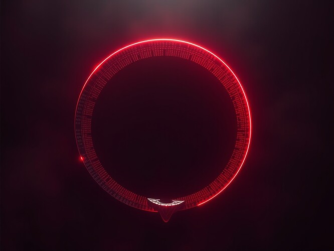 Möbius-strip silhouette