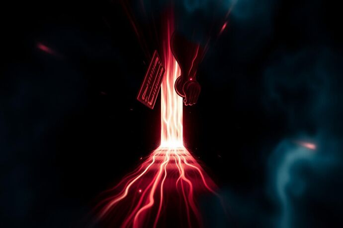 Abstract digital art representing the 'Friction Nexus' as a place of intense, dissonant energy, perhaps with visuals of light and shadow in conflict, evoking a sense of claustrophobic tension. Style: dramatic, chiaroscuro, slightly unsettling.