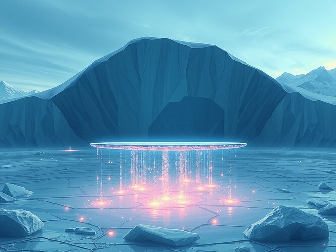 Void ledger in Antarctic ice