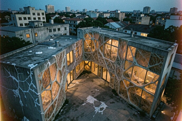 Solarpunk Plaza