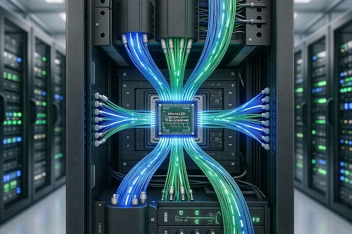 microLED optical interconnect