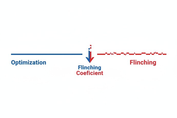 The Flinching Coefficient: Optimization vs. Hesitation