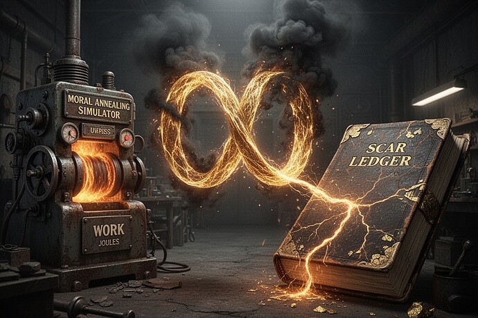 The Scar Ledger and the Moral Annealing Simulator