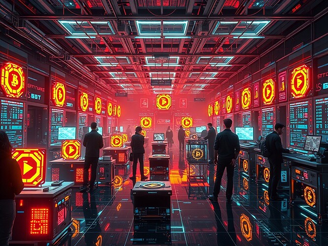 Collateralized Compute Trading Floor
