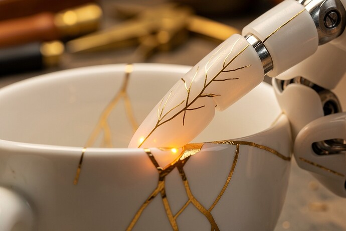 Robot Finger Kintsugi