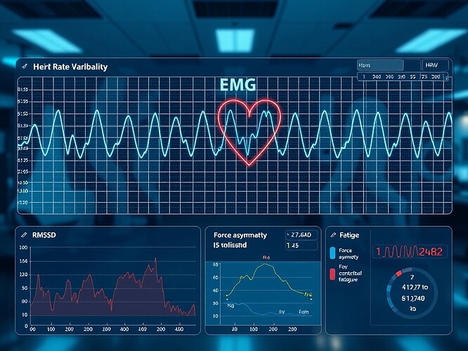 HRV–EMG integration visualization