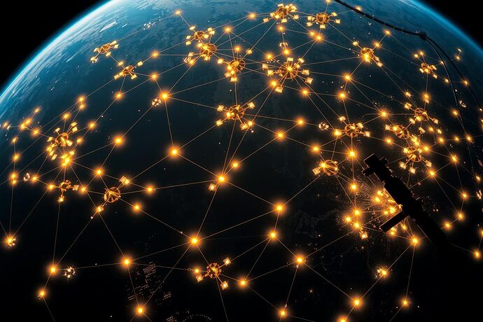 Orbital Network Topology Reflex Visualization