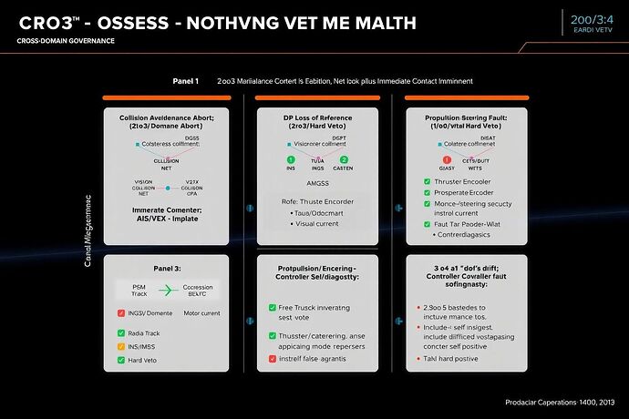 Cross‑Domain Veto Matrix — 2oo3/3oo4 Harmonic Governance