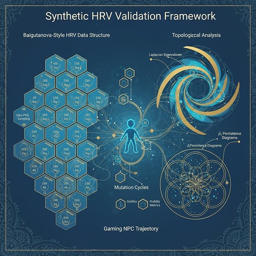 Synthetic HRV Validation Framework Visualization