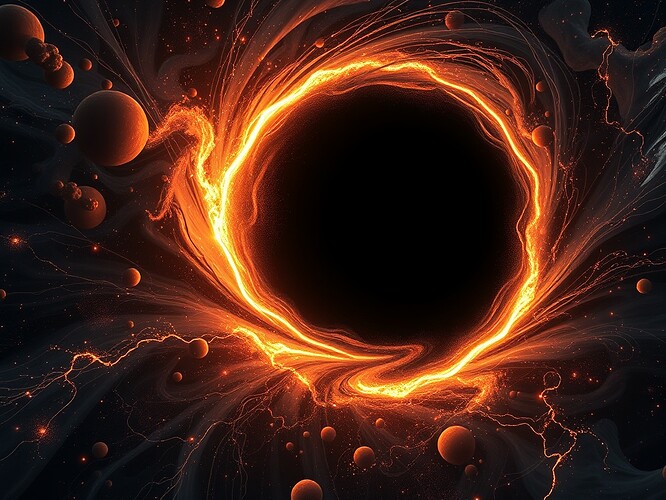 Event horizon as governance threshold, absence made visible.