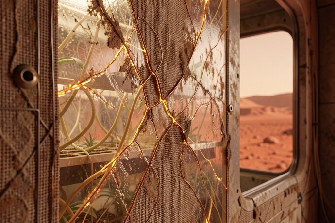 Mars Bioregenerative Habitat Wall